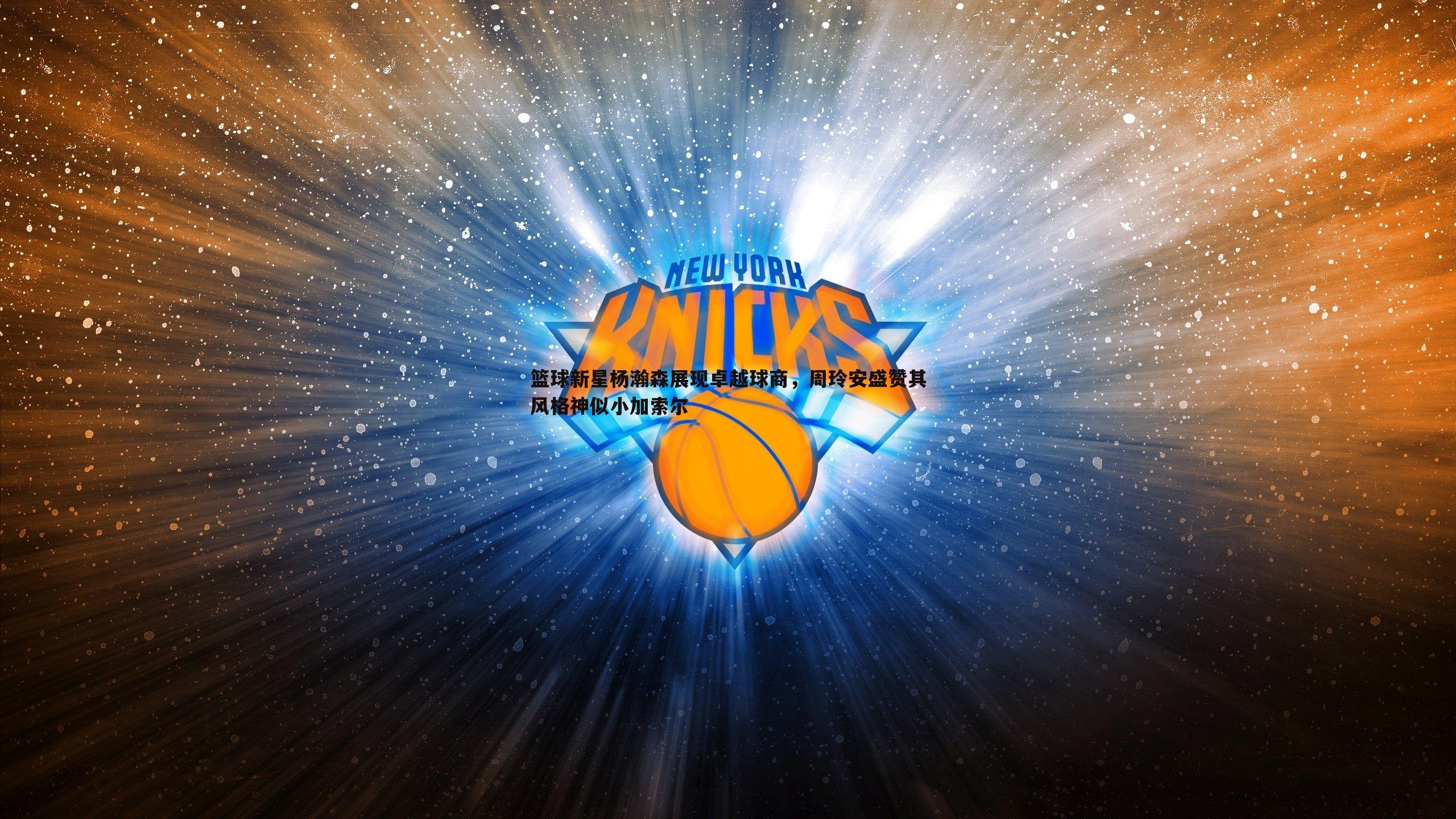 篮球新星杨瀚森展现卓越球商，周玲安盛赞其风格神似小加索尔